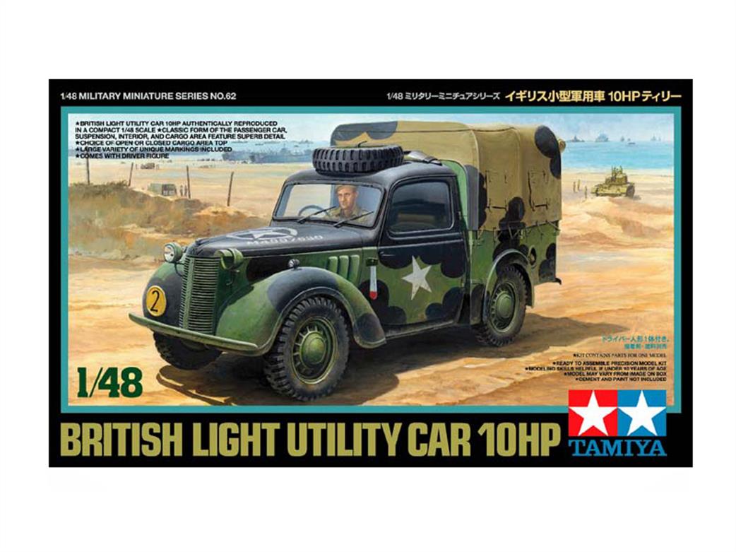 Tamiya 1/48 32562 British Tilly Light Utility Car 10hp Kit