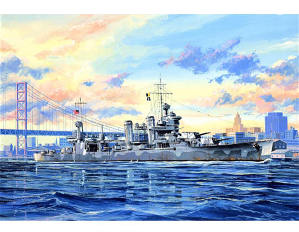 Trumpeter 1/700 05748 USS Quincy CA39 US Navy WW2 Cruiser Kit