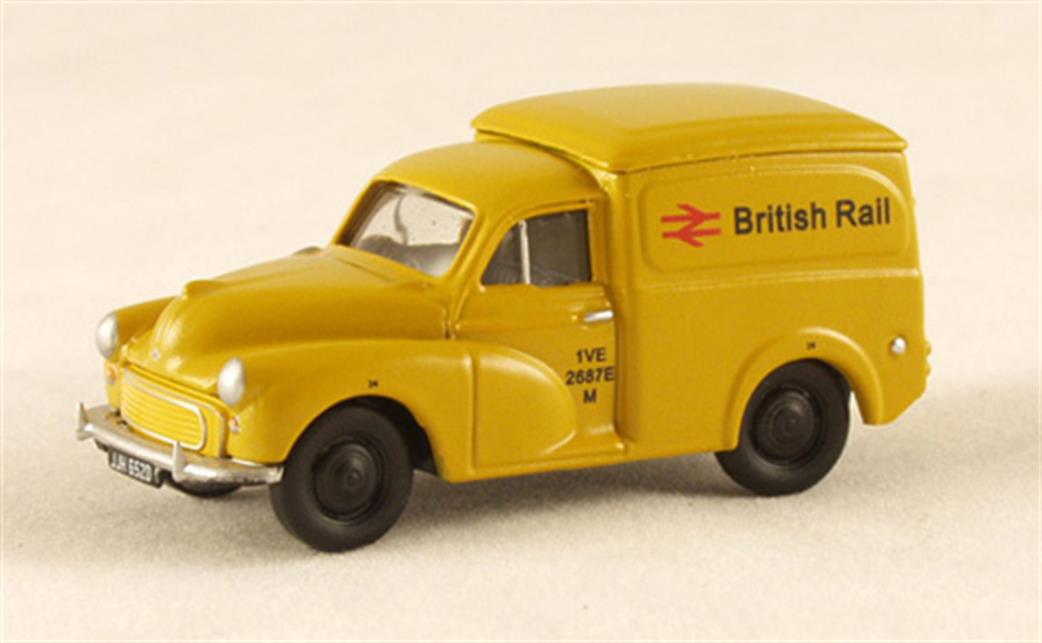 Classix Scenix 1/76 EM76648 Morris Minor Van British Rail Yellow