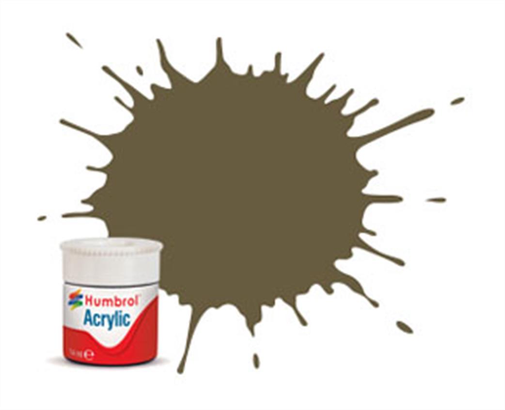 Humbrol  A12/86 86 Light Olive Matt 14ml Acrylic Paint