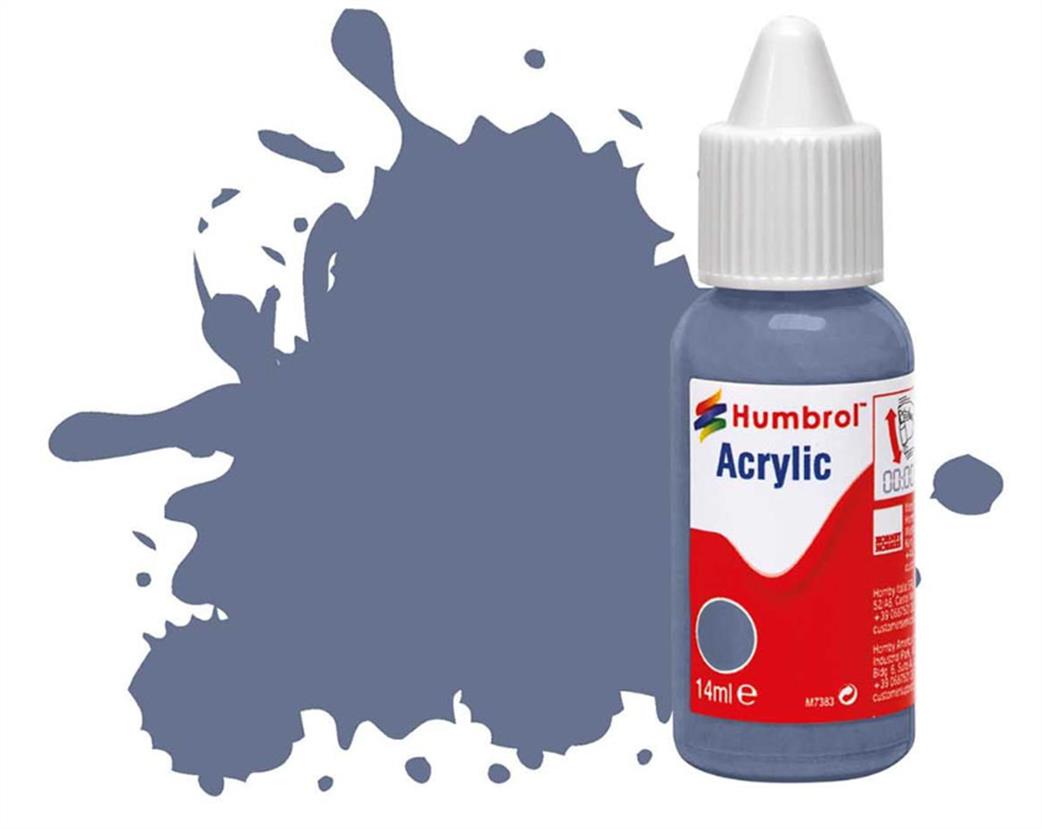 Humbrol  DB0096 96 RAF Blue Matt 14ml Acrylic Paint  Dropper Bottle