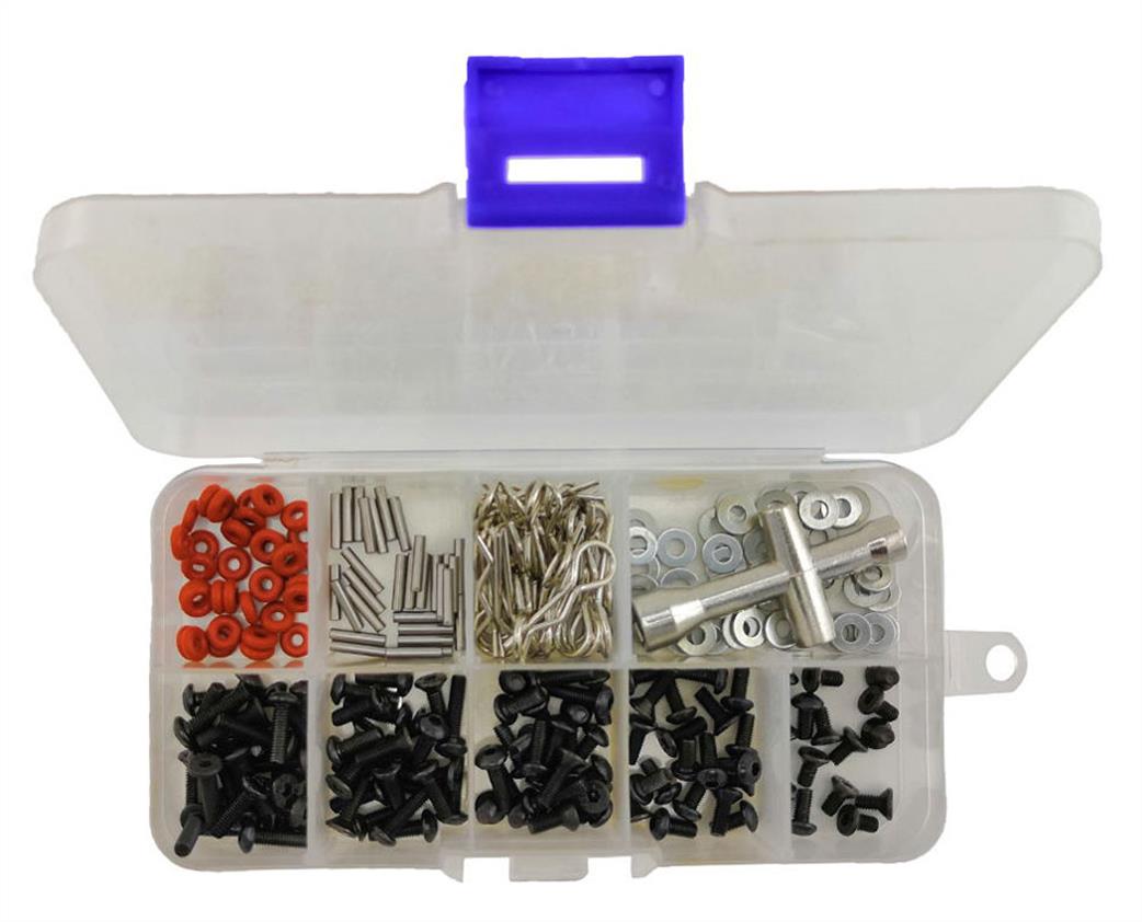 Logic RC 1/10 G-RCO-SCR002 Assorted Screws & Parts Pit Box