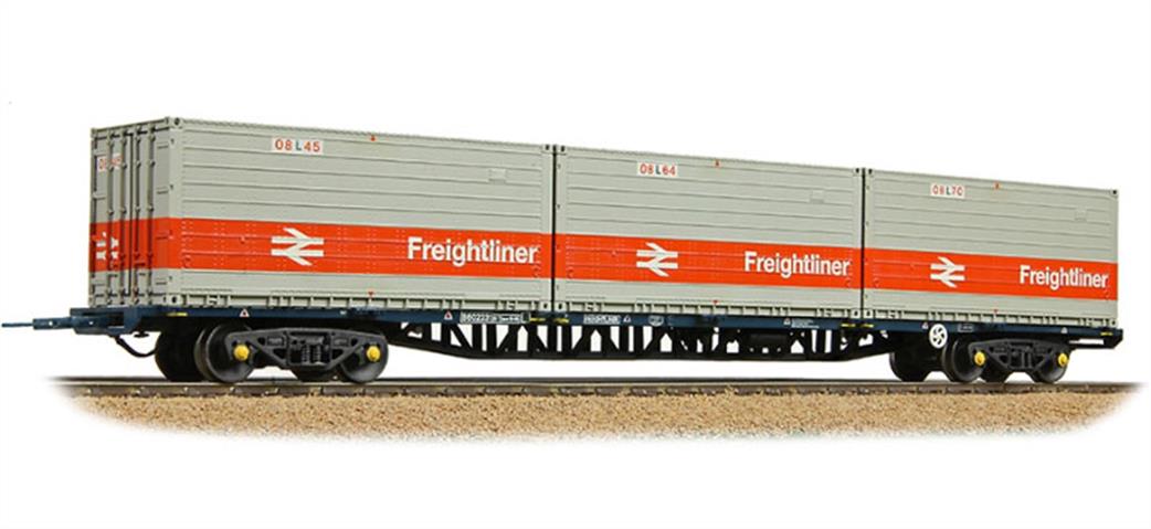Bachmann OO 38-626A FFA BR Freightliner Inner Container Flat ISO Containers