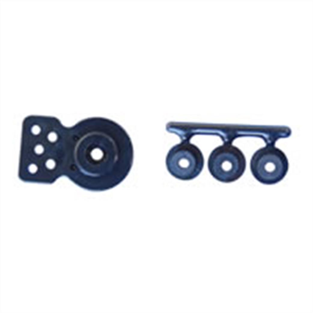Kimbrough Products  KP201 Servo Saver Mid Size with Holes Black