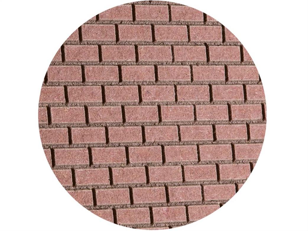 Dapol Kitmaster O Gauge 7C-002-002 Stretcher Bond Brick Sheets 410 x 194mm Pack of 4