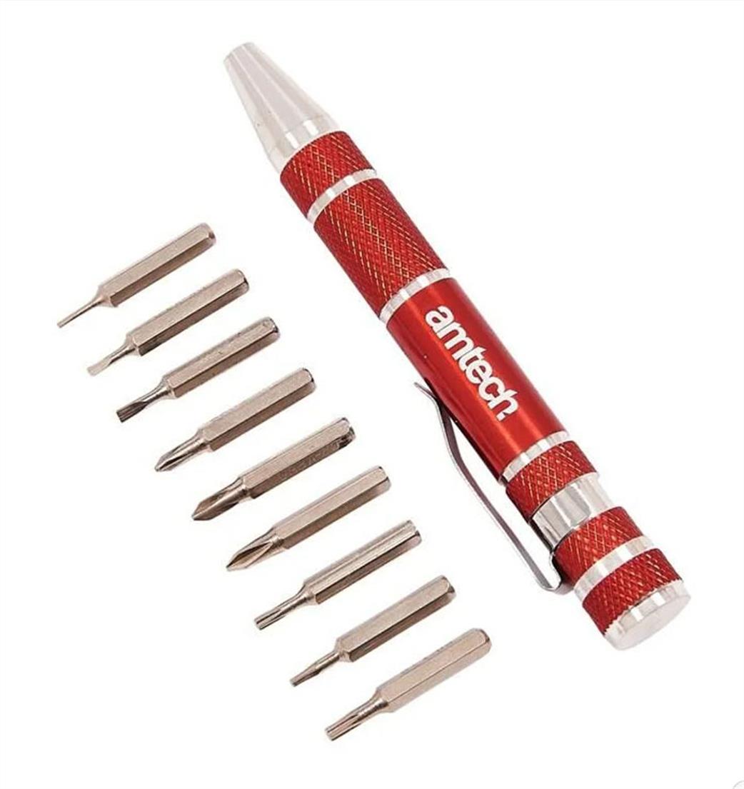 Am-Tech  L0490 9-in-1 Screwdriver Bit Set