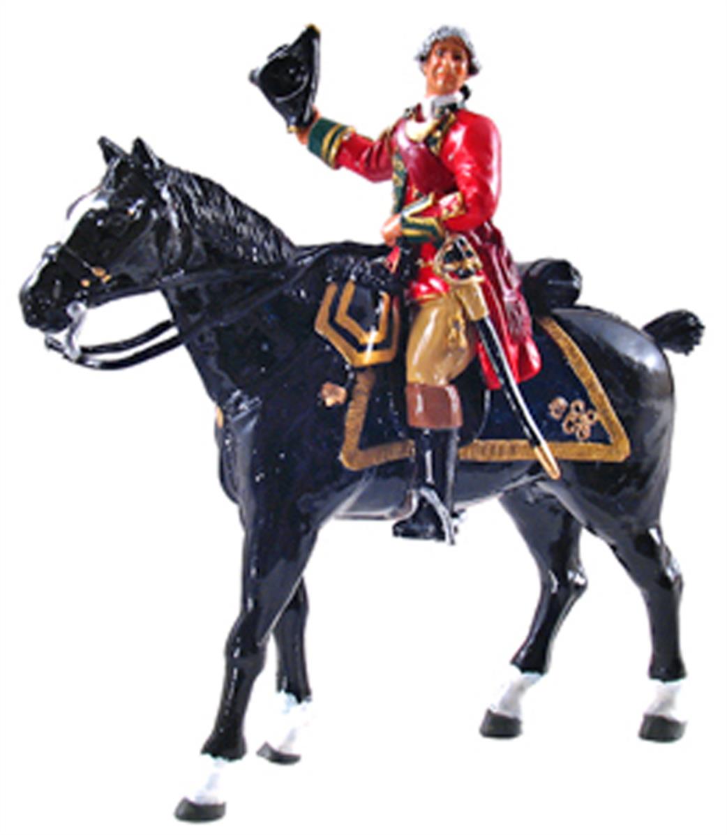 WBritain 1/32 47021 British 45th Regiment Mounted Officer 2 Piece Set