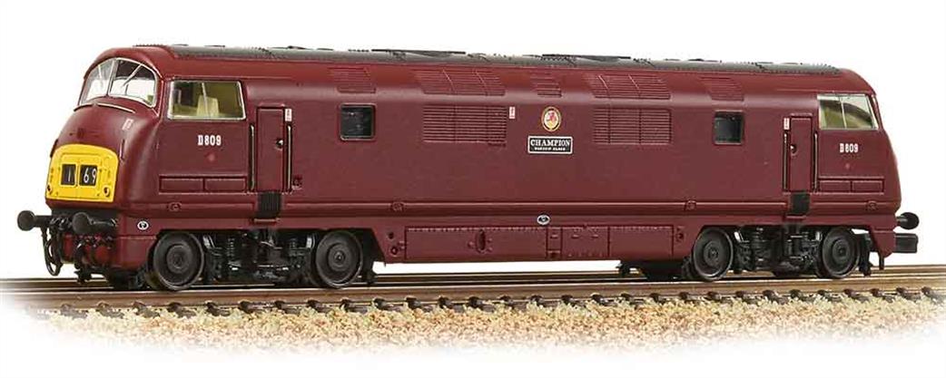 Graham Farish N 371-600B BR D809 Champion Warship Class 42 Maroon