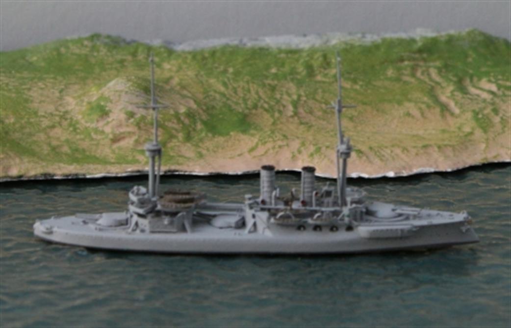 Navis Neptun 1/1250 14N SMS Worth, a German pre-dreadnought battleship.
