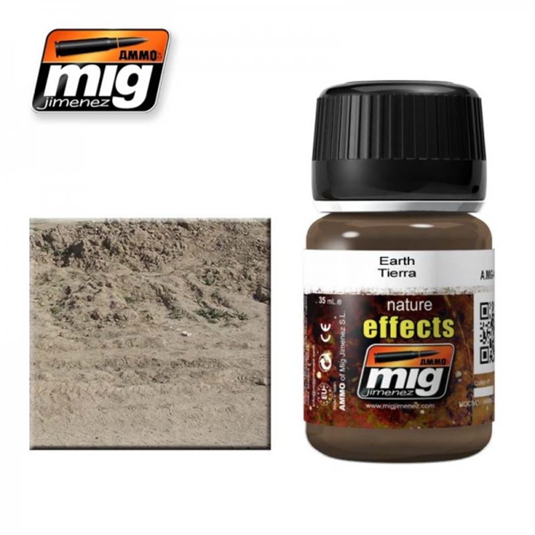 Ammo of Mig Jimenez  A.MIG-1403 Earth Enamel Nature Effect 35ml Jar