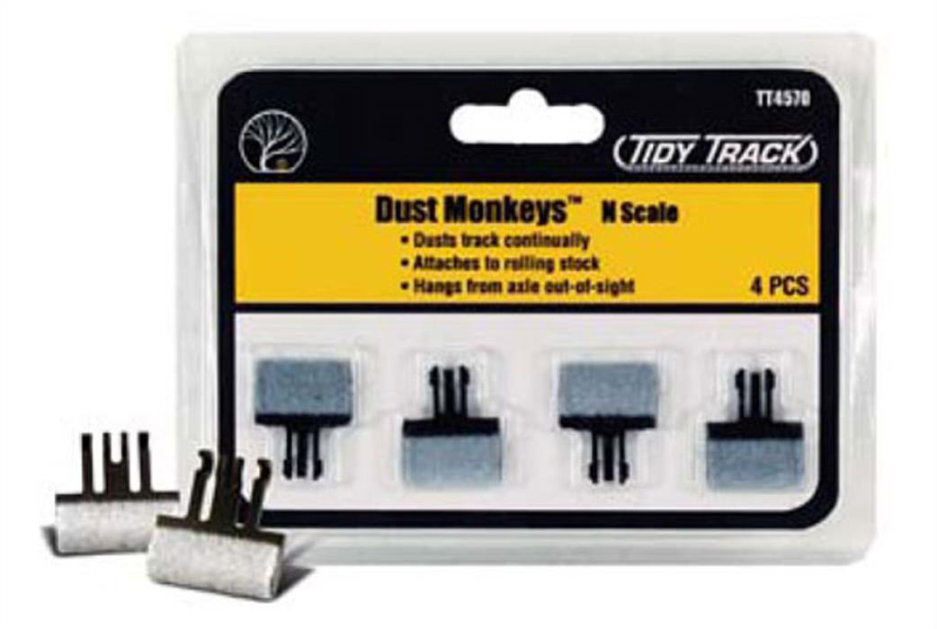 Woodland Scenics OO TT4570 Tidy Track Dust Monkeys N Scale