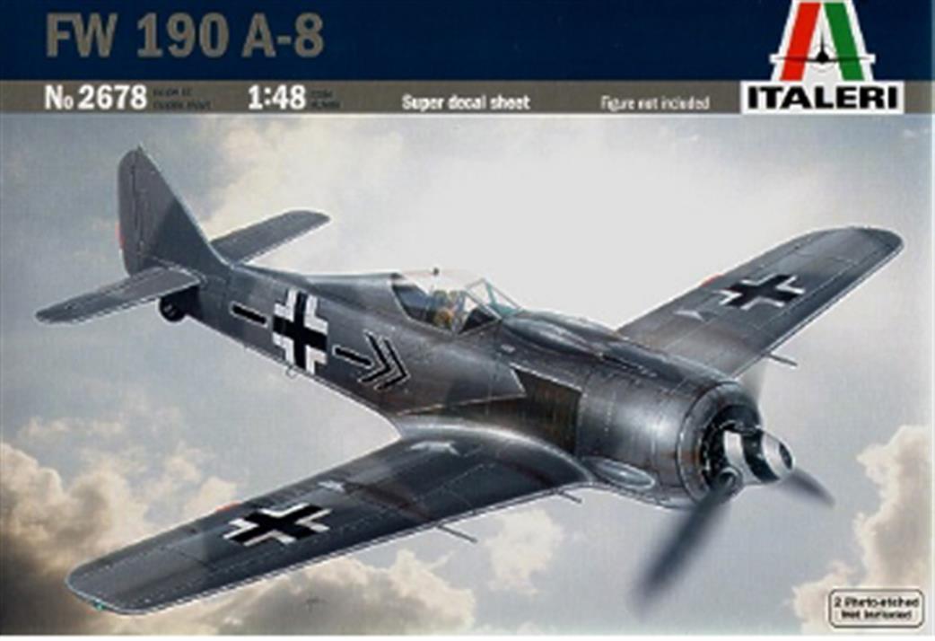 Italeri 1/48 2678 German FW190 WW2 Fighter Aircraft