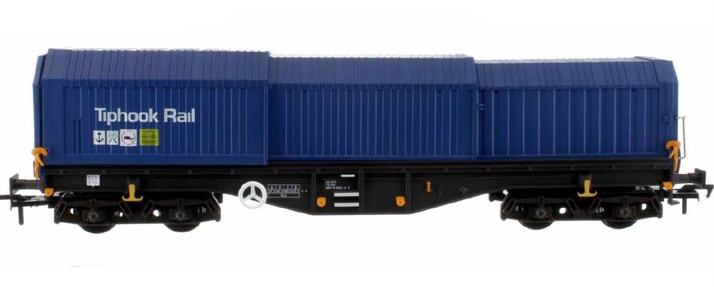 Dapol OO 4F-039-015 Tiphook 33 70 0899 070-3 Telescopic Hood Steel Coil Wagon Tiphook Blue