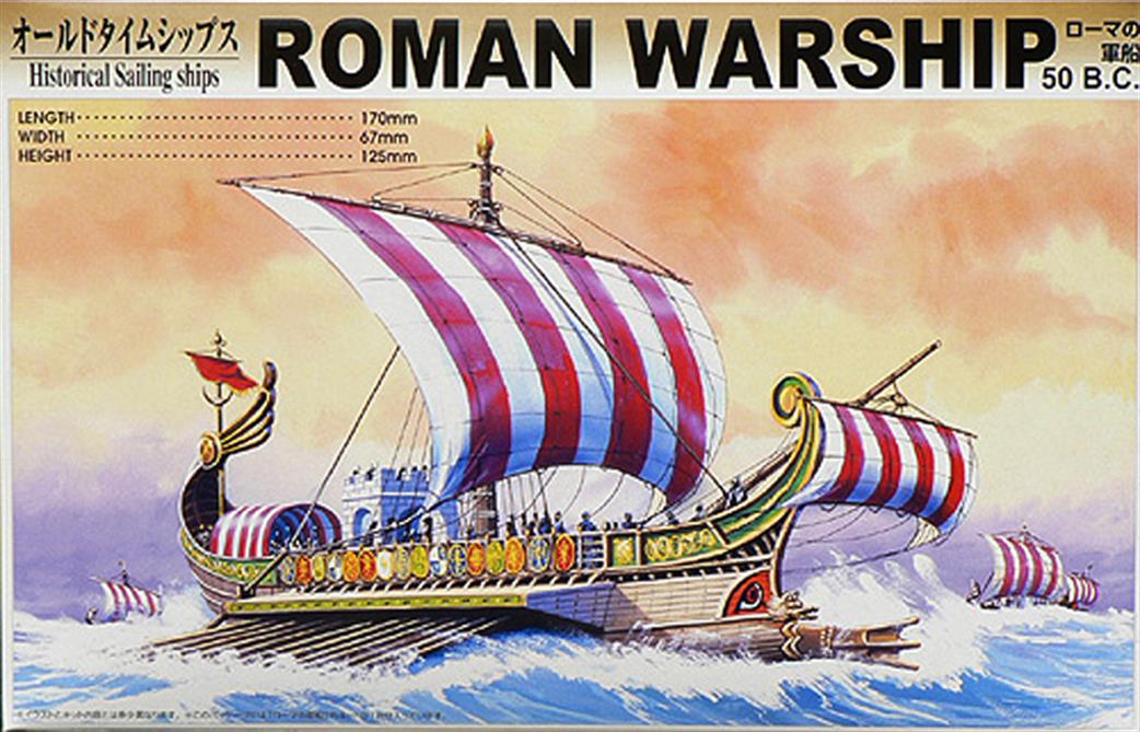 Aoshima  04316 Roman Warship 50BC Kit