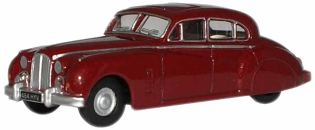 Oxford Diecast 1/76 76JAG7004 Jaguar MkVIIM Claret Metallic Queen Mother