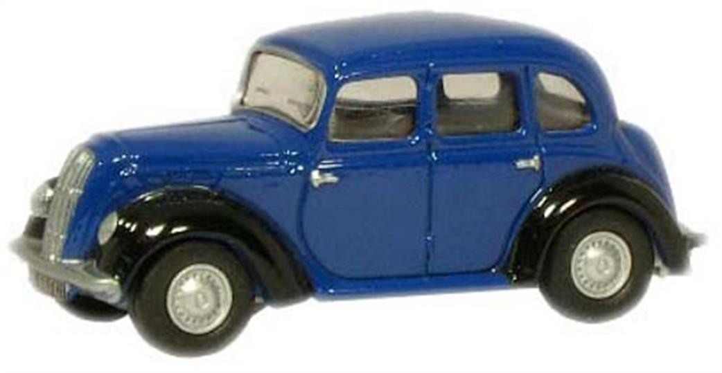 Oxford Diecast 1/76 76MES001 Morris Eight E Series Saloon Blue