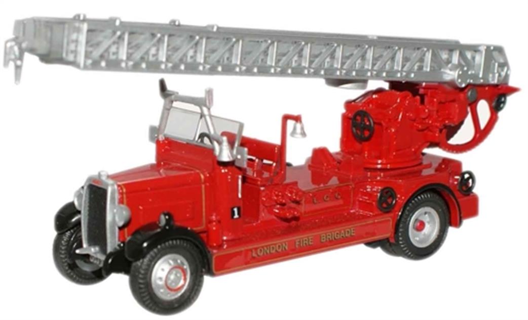 Oxford Diecast 1/76 76TLM001 Leyland TLM Fire Engine London Fire Brigade