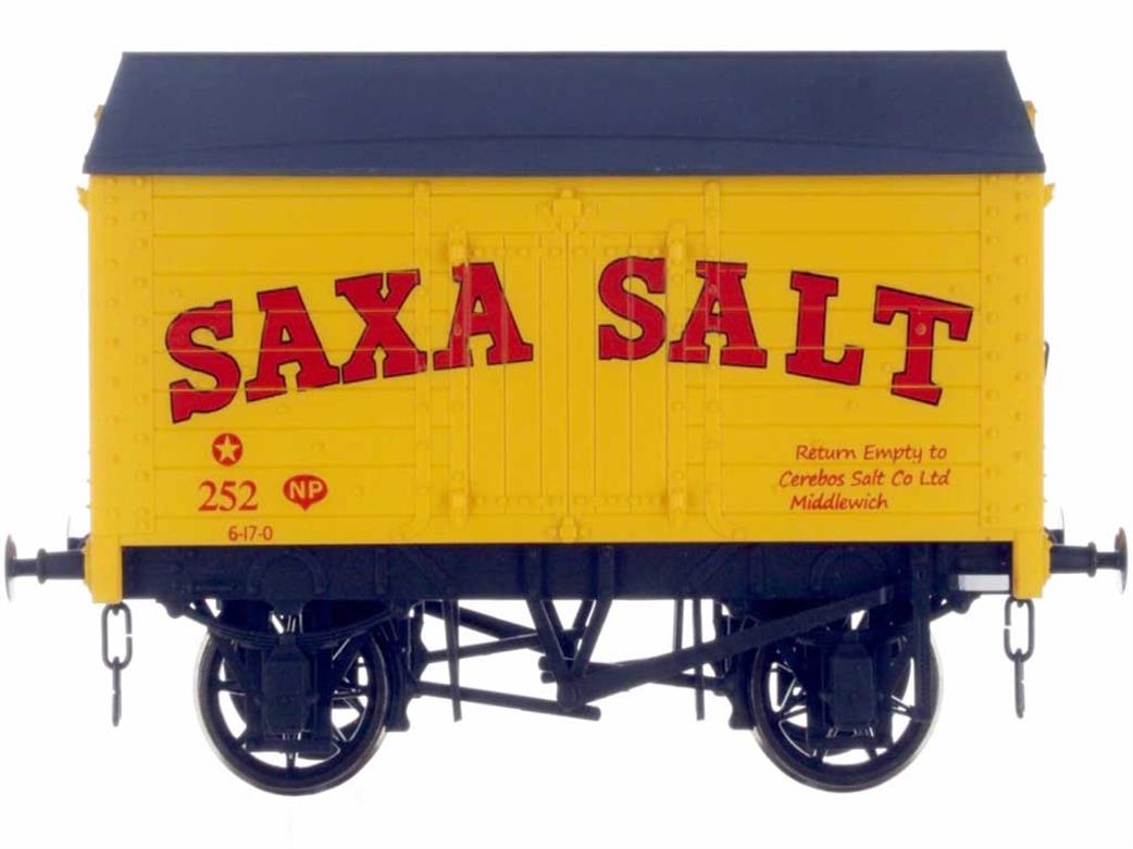 Dapol O Gauge 7F-018-012 Saxa Salt 252 Covered Salt Van RTR