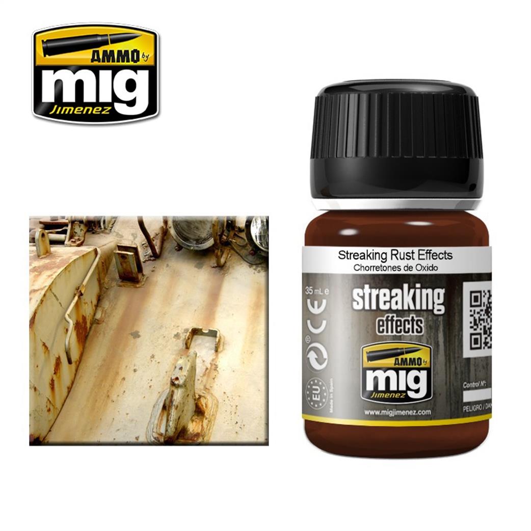 Ammo of Mig Jimenez  A.MIG-1204 Enamel Streaking Rust Effects 35ml Jar