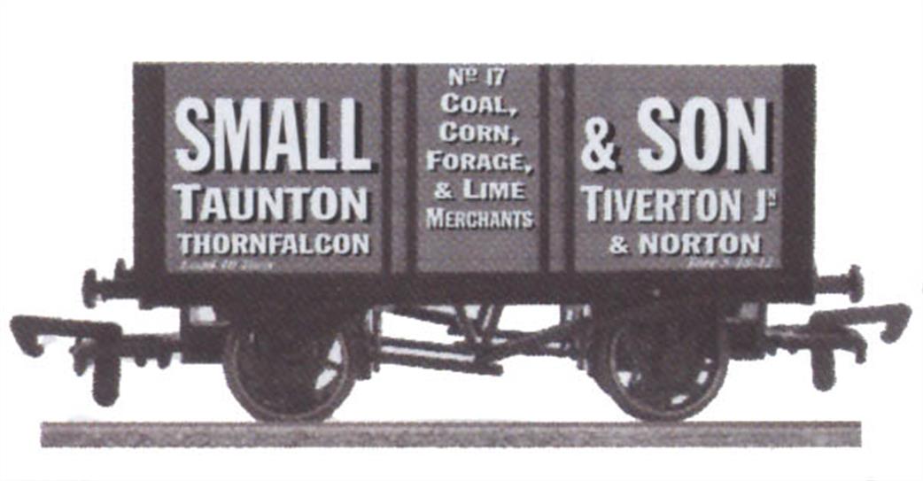 Dapol OO 4F-072-004 Small & Son 7-Plank Open Coal Wagon Weathered