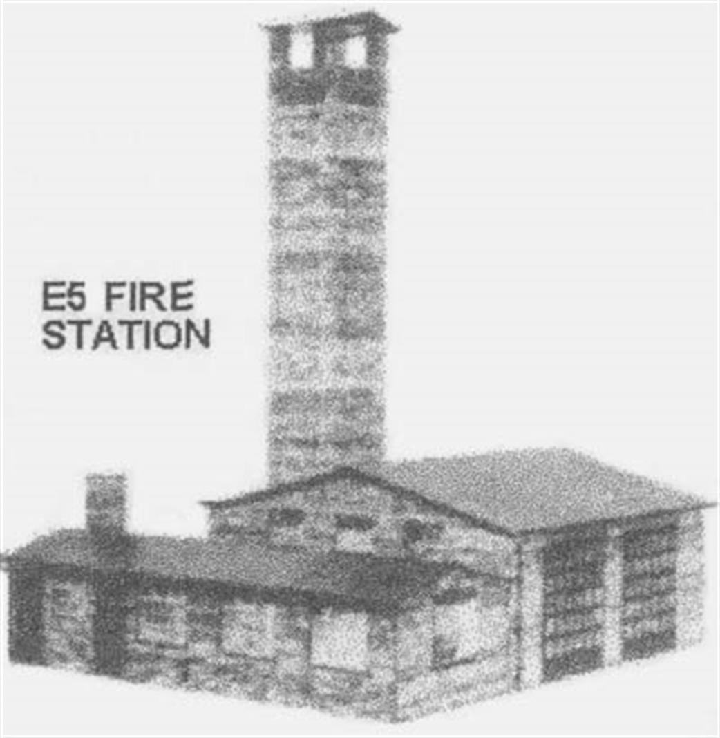 Bilteezi N 2E5 Fire Station Printed Card Kit