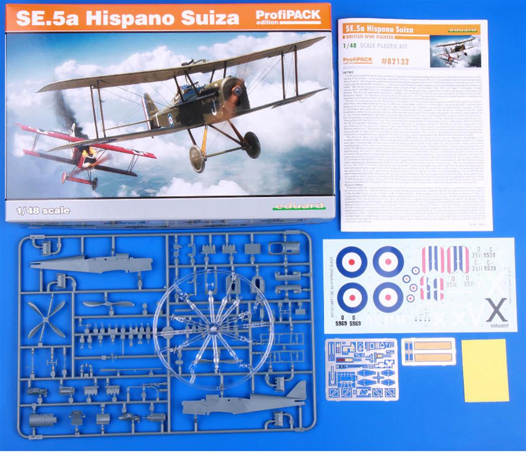 Eduard 1/48 82132 Se.5A RFC WW1 Fighter Hispano Engine Profipak Version