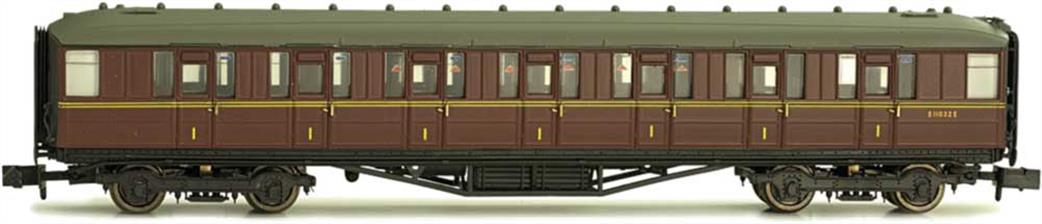 Dapol N 2P-011-174 BR E11035E Gresley Design First Class Coach Maroon