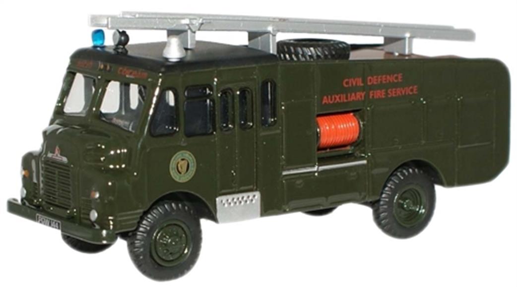 Oxford Diecast 1/76 76GG005 Green Goddess Irish Civil Defence Fire Engine