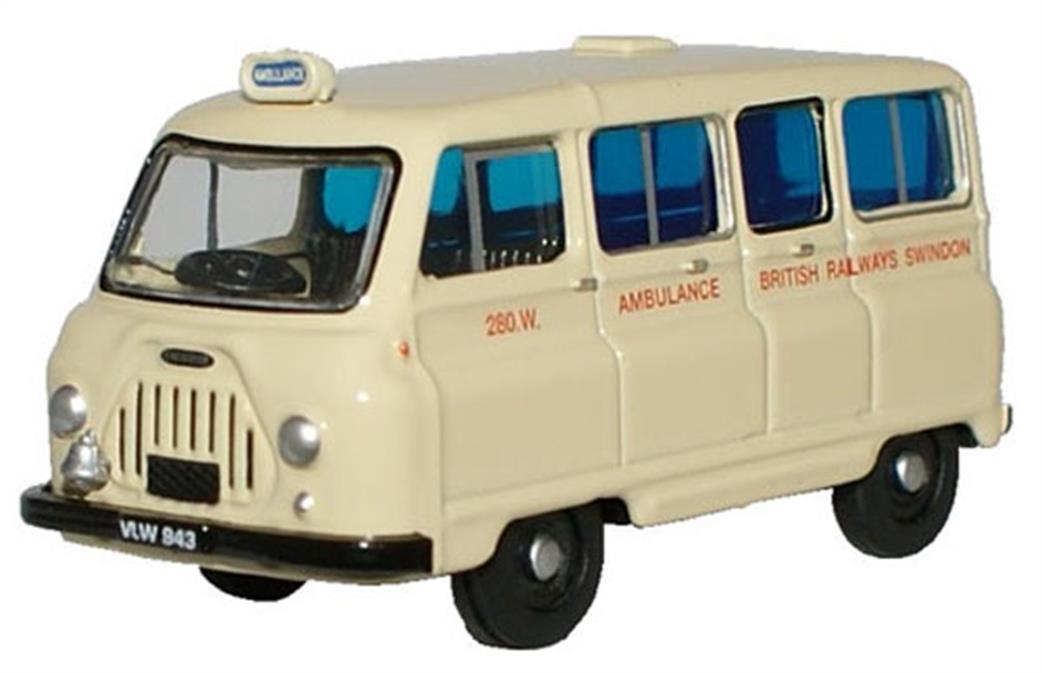 Oxford Diecast 1/76 76JM019 Morris J2 Ambulance British Railways