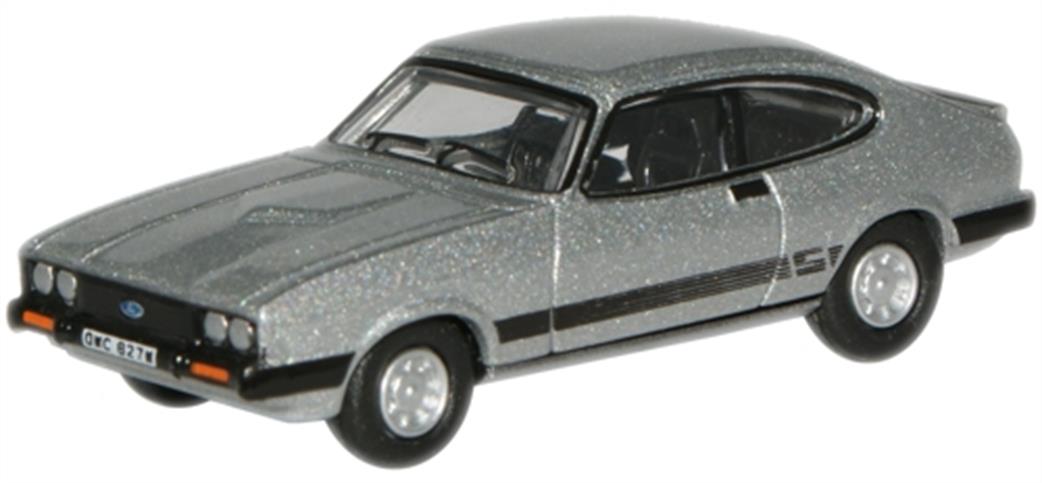 Oxford Diecast 1/76 76CAP001 Ford Capri MKIII Strato Silver Bodie