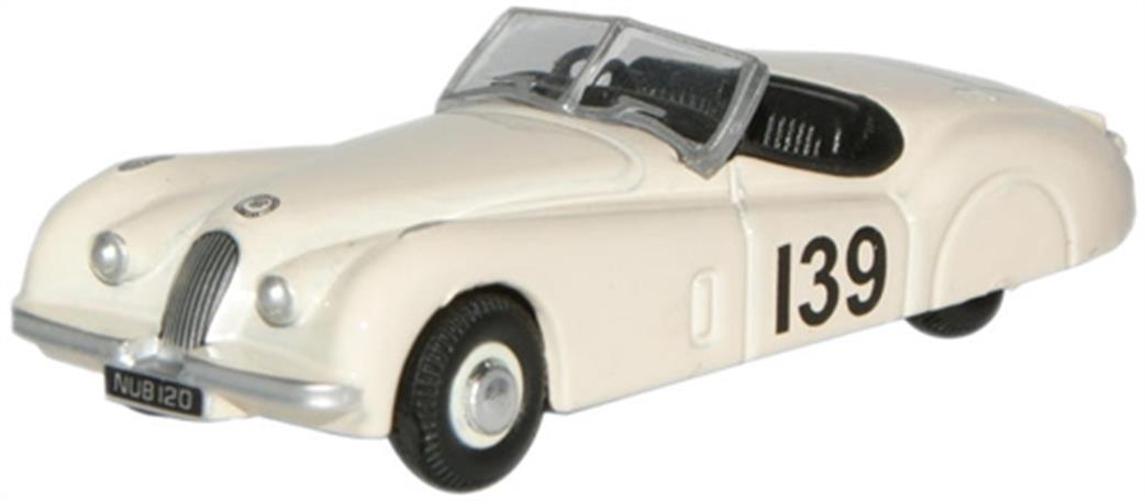 Oxford Diecast 1/76 76XK120004 Jaguar XK120 Ian Appleyard