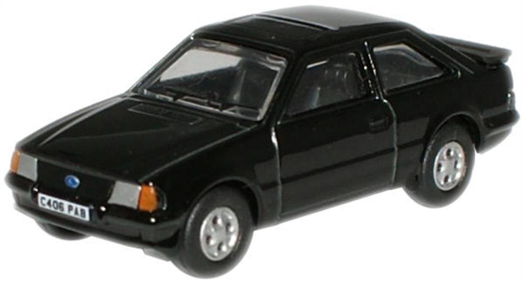 Oxford Diecast 1/76 76XR003 Ford Escort XR3i Black