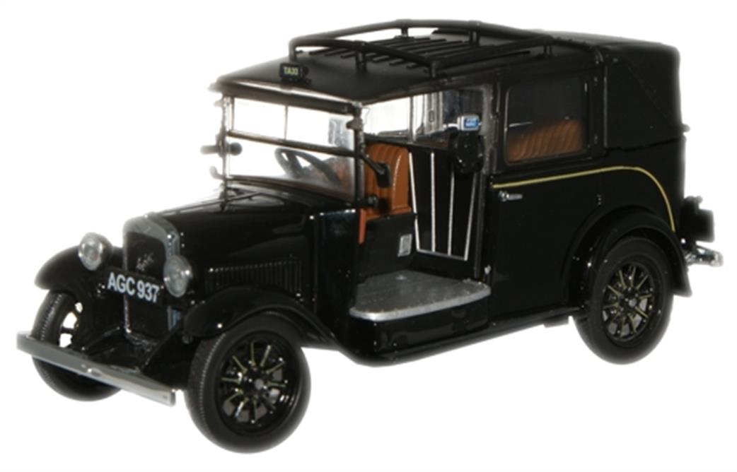 Oxford Diecast 1/43 AT001 Austin Low Loader Taxi Black