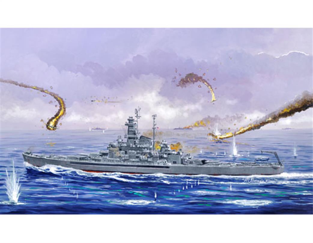 Trumpeter 1/700 05760 South Dakota US WW2 Battleship BB57 Plastic Kit