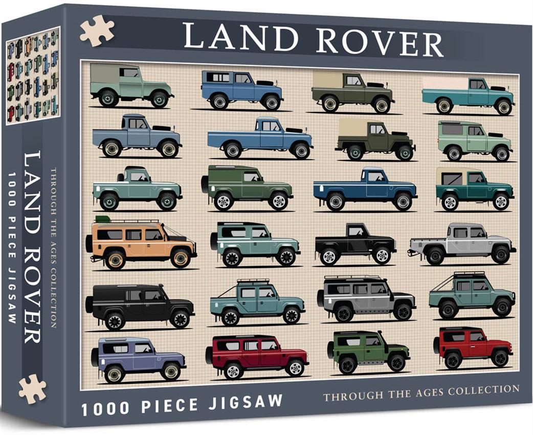 Coach House Partners  CHP0123 Land Rover Through The Ages 1000 Piece Jigsaw Puzzle