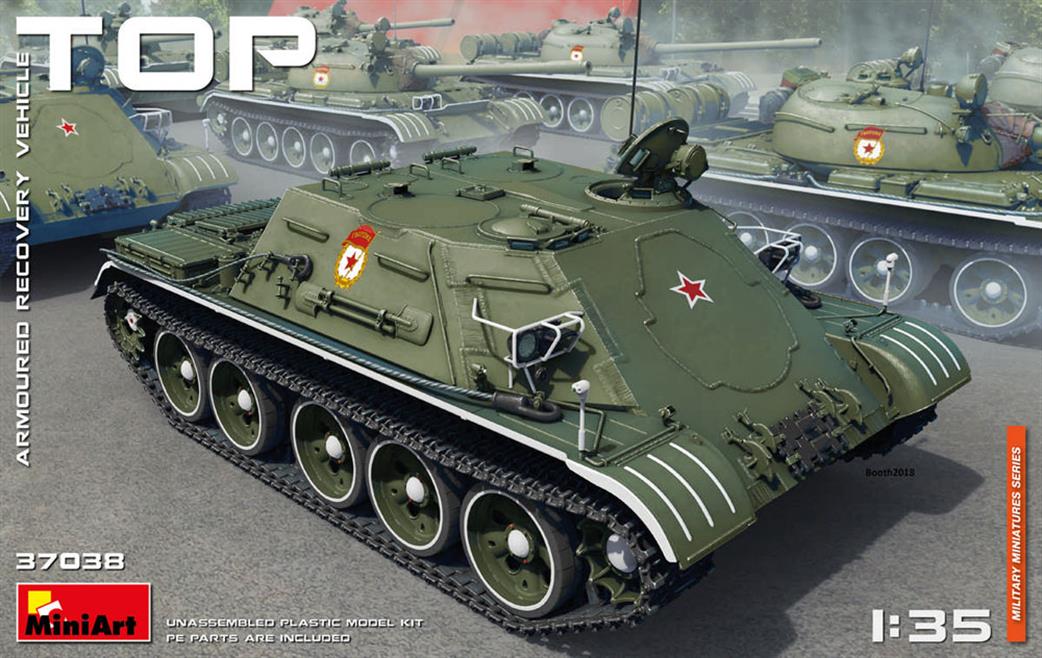 MiniArt 1/35 37038 TOP Soviet Recovery Tank Plastic kit