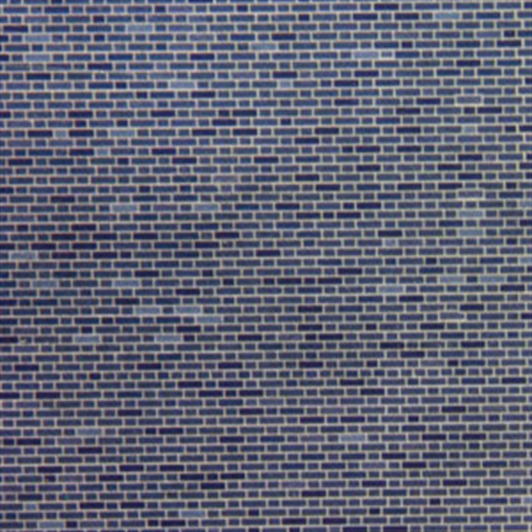 Metcalfe OO M0053 Engineers Blue Brick Card pack of 8