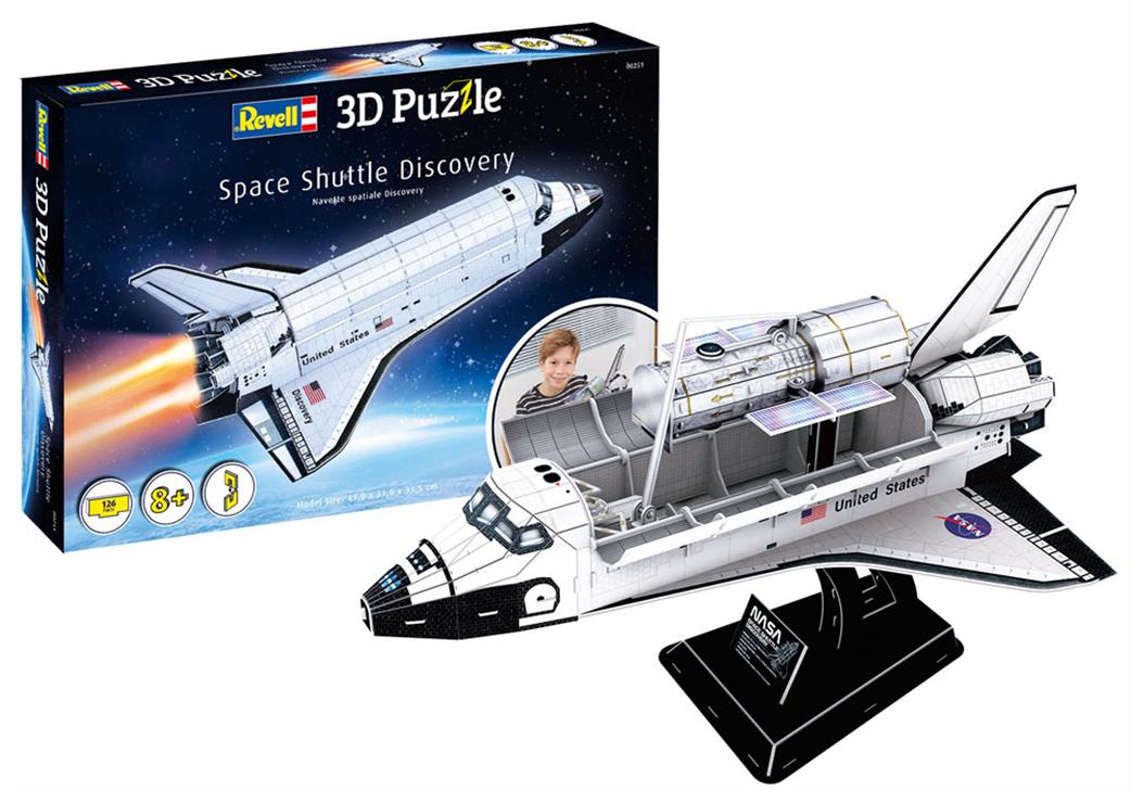 Revell  00251 Space Shuttle Discovery 3D Puzzle