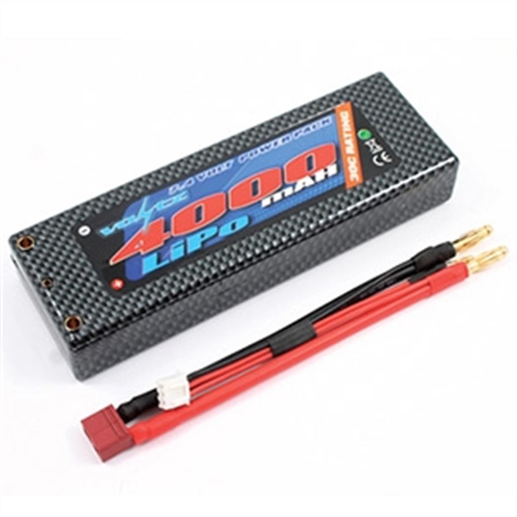 Voltz  VZ0310 7.4v 4000mah 30C Hard Case Lipo