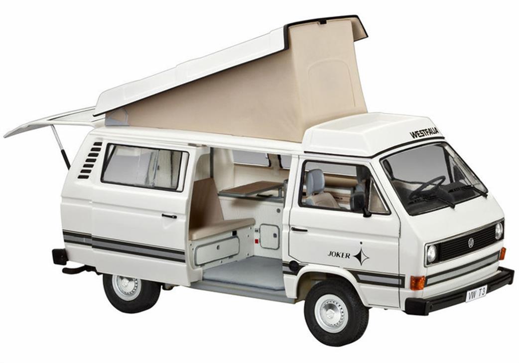 Revell 1/25 07344 VW T3 Westfalia Joker Camper Van Kit