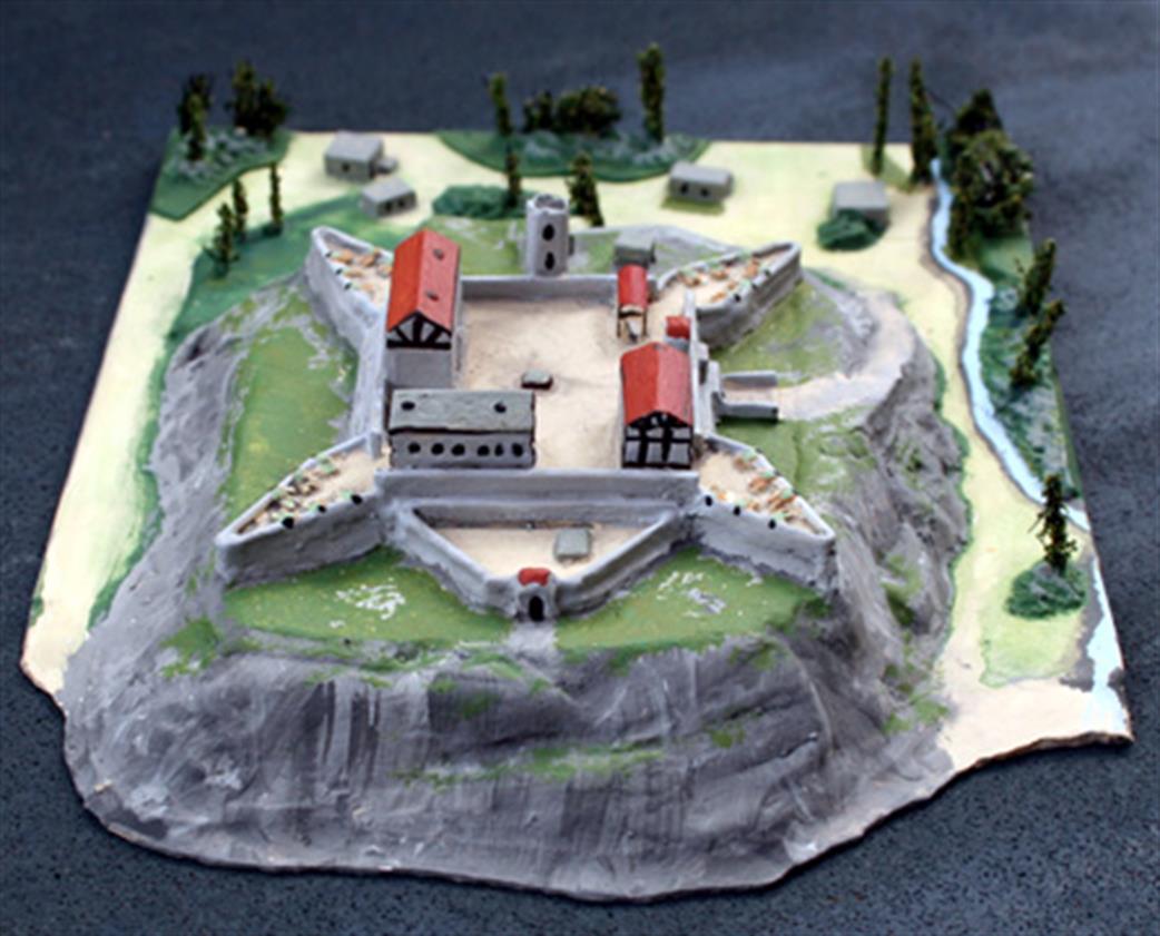 Coastlines 1/1250 CL-HM-A04 Grossfriedrichsburg Coastal Fortress with landscape & trees Model