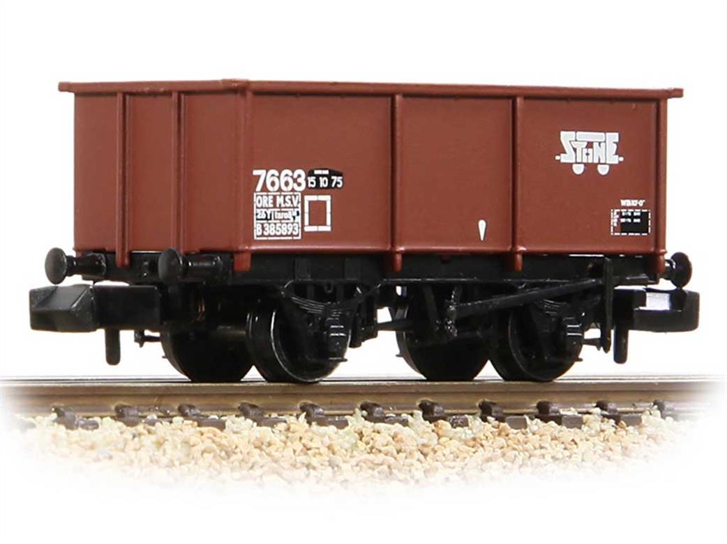 Graham Farish N 377-278A 27t Steel Tippler Wagon Bauxite Stone Traffic