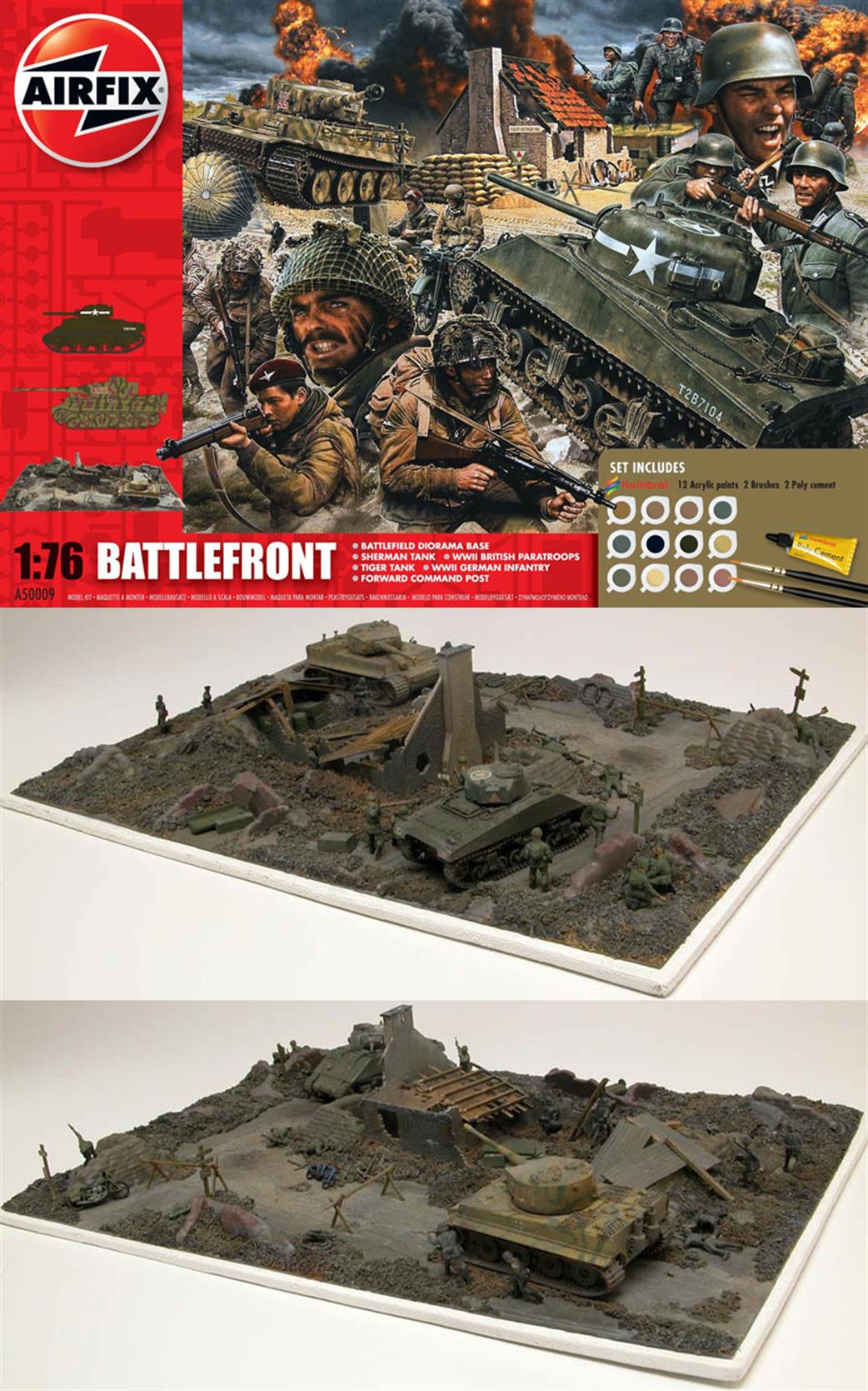 Airfix 1/76 A50009A D-Day Battlefront World War 2 Gift Set