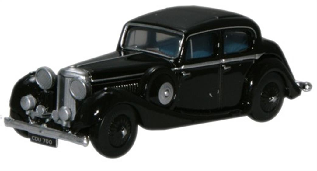 Oxford Diecast 1/76 76JSS002 Black Jaguar SS 2.5 Saloon