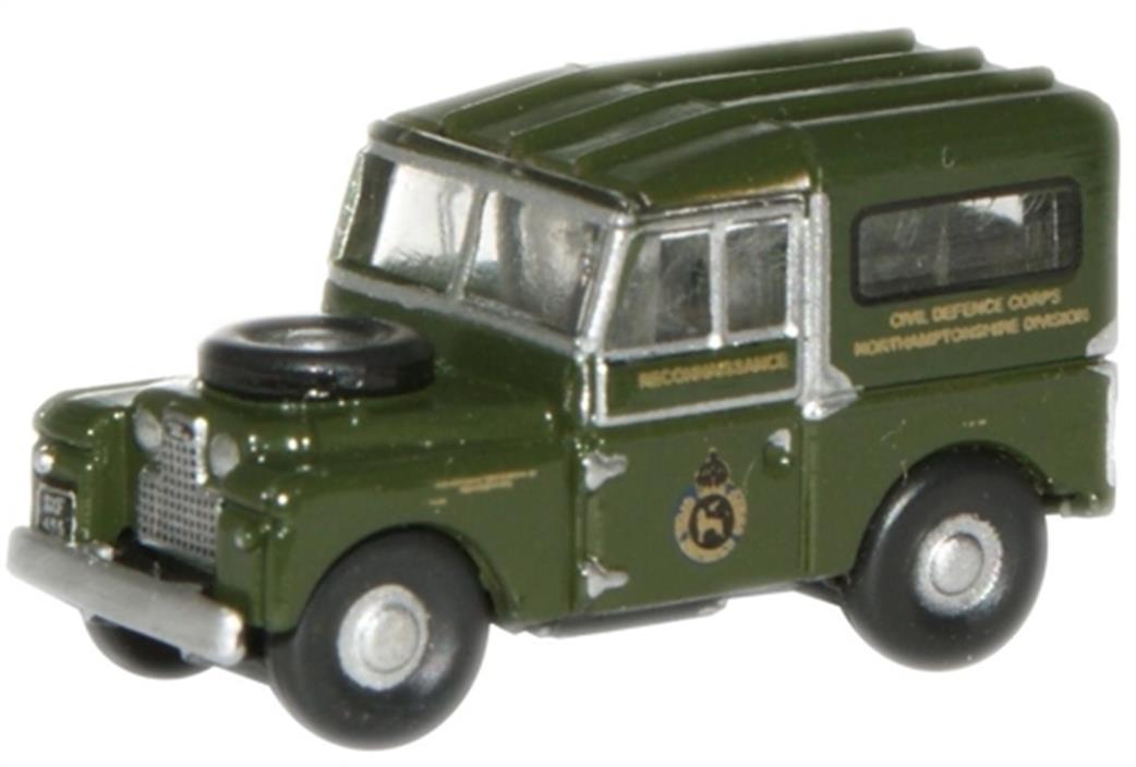 Oxford Diecast 1/148 NLAN188001 Civil Defence Corps Land Rover 88