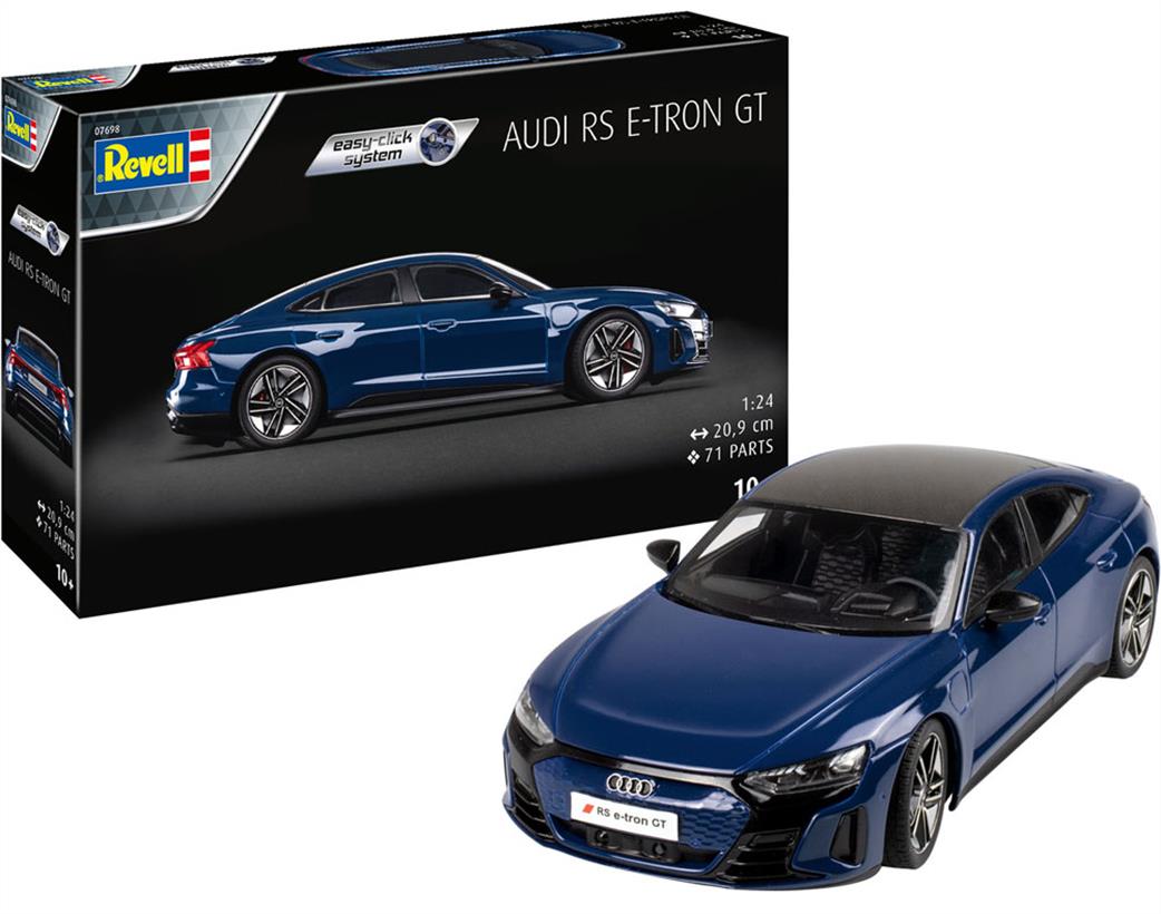 Revell 1/24 07698 Audi e-tron GT Car Easy Click Kit