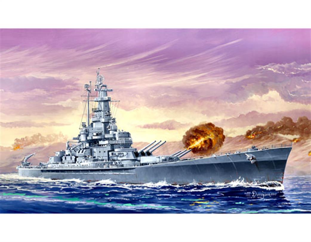 Trumpeter 1/700 05761 USS Massachusetts US WW2 Battleship BB59 Plastic Kit