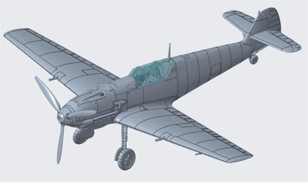 Revell 1/72 03781 Messerschmitt Bf109E-3 German WW2 Fighter Aircraft