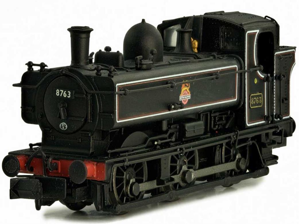 Dapol N 2S-007-033 BR 3711 GWR 57xx/8750 Class 0-6-0 Pannier Tank Black Early Emblem