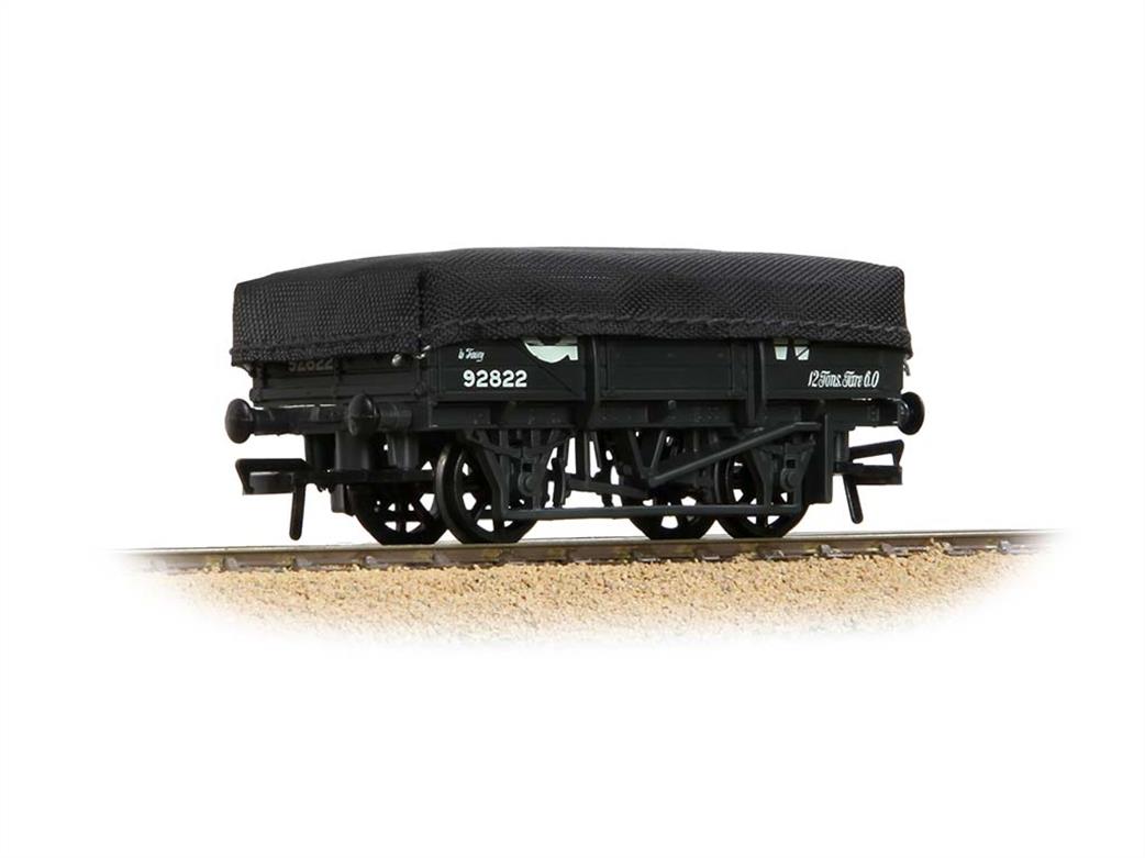 Bachmann OO 33-088C GWR 5 Plank China Clay with Tarpaulin Cover GWR Grey